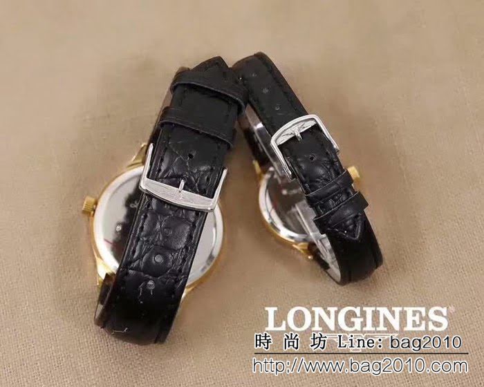 LONGINES浪琴 銷量冠軍 精緻情侶對表 WSS2435